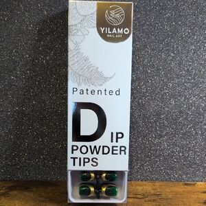 Yilamo Nail Art Dip Powder Tips - Sparkle Press On Nails Multiple Colors